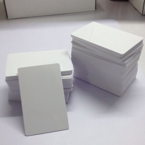 13,56 MHZ MF Plus-S 4K RFID kort för termisk utskrift13,56 MHZ RFID kort Blank