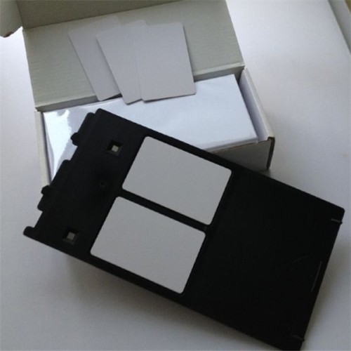 125 KHZ EM4200 チップ RFID インク ジェット印刷可能なカード × キヤノン G トレイ付き125 KHZ RFID インク ジェット カード