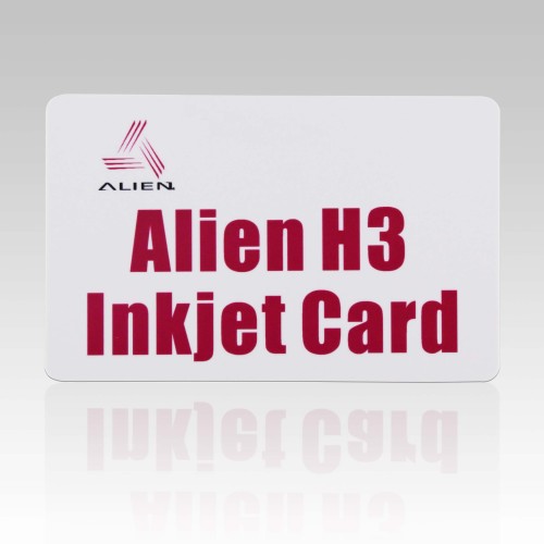 860-960MHZ idegen H3 Inkjet nyomtatható UHF-chipkártyák13,56 MHZ RFID tintasugaras kártya