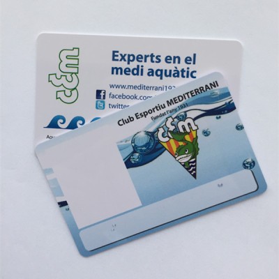 CYMK trykt NTAG203 NFC betalingskort med fabrik