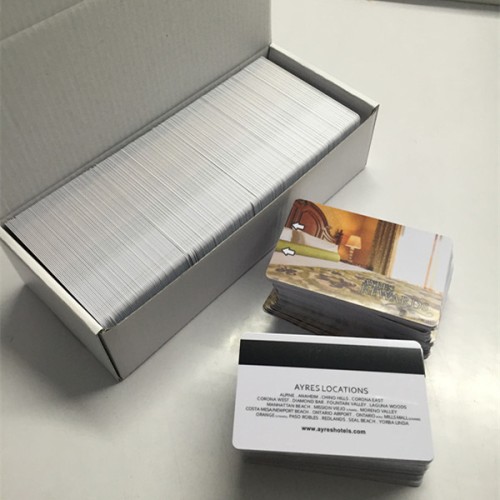 300oe Loco cartes à bande magnétique en plastique magnétiques d hôtelCartes en plastique standards